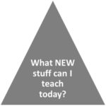 What New Stuff can I teach my students today