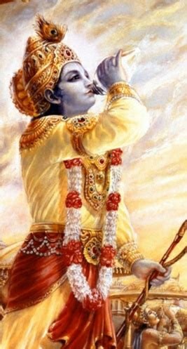 General Knowledge Quiz - Krishna Blowing his Conch