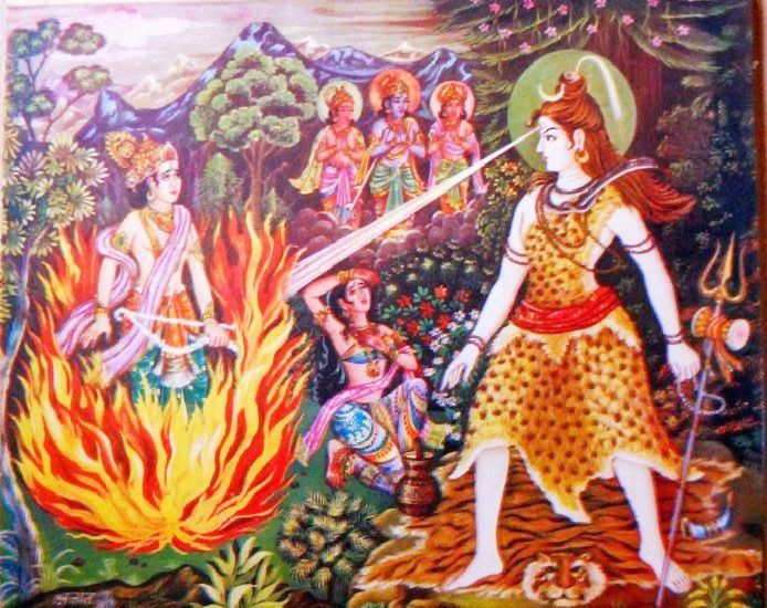 The story of Kamadeva and Lord Shiva